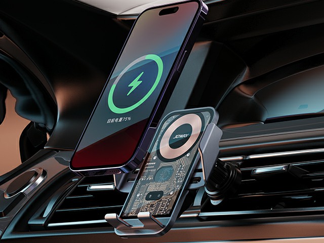 WXC55 Automatic car wireless charging bracket_wireless charger_Shenzhen JOWAY Power Supply Co., Ltd. 